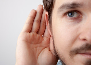 Man with hyperacusis at Hearing & Tinnitus Management, LLC